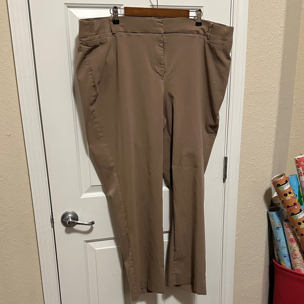 Lane Bryant Women's Tan Trousers